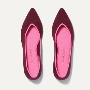 Rothy's Merino Point in Currant